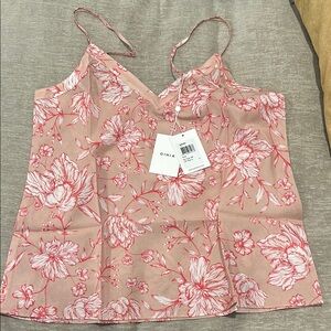 Ginia Blush Floral Camisole